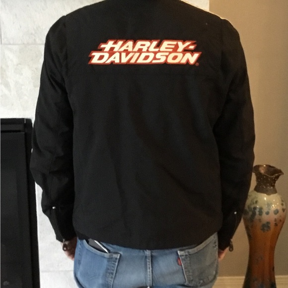 Mens Harley Davidson jacket mint condition size M - Picture 2 of 8